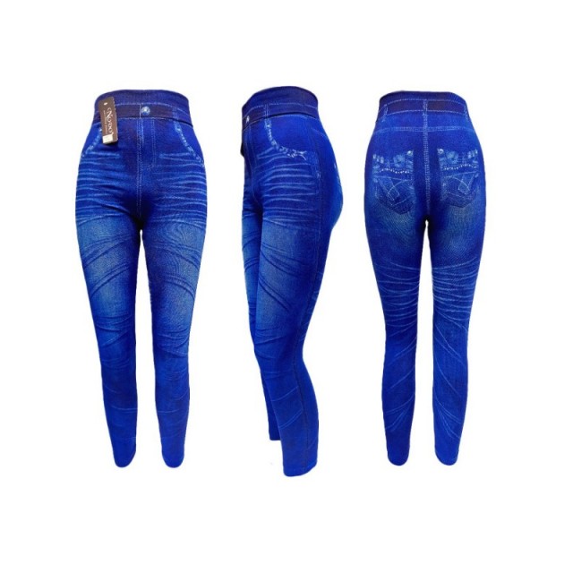 Modne jeans pajkice v modri barvi 32626-18