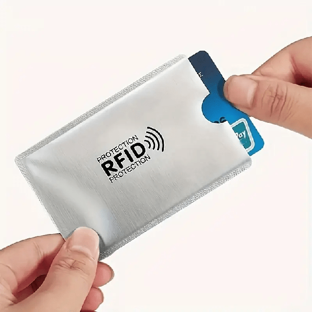 RFID ovitek za bančne kartice, za blokiranje kartic - protivlomni ovitek