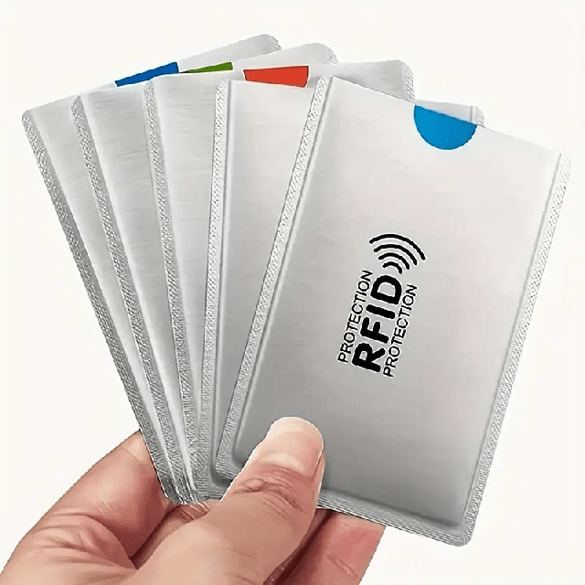 RFID ovitek za bančne kartice, za blokiranje kartic - protivlomni ovitek