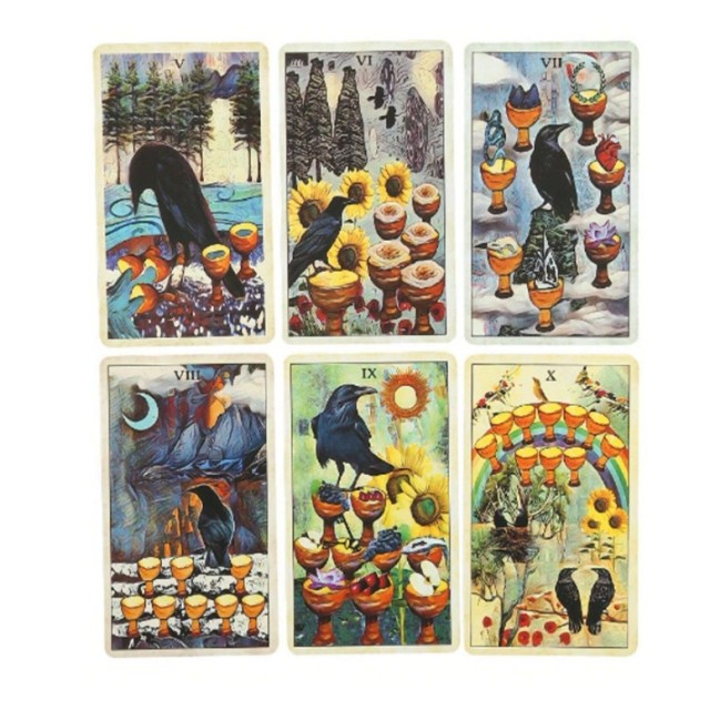 Komplet 78 kart CROW TAROT