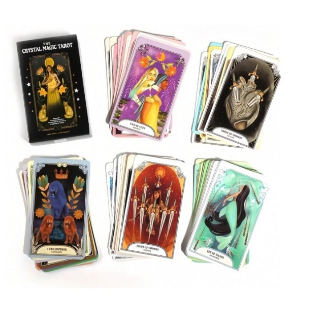 Kristalne čarobne tarot karte – komplet 78 kart